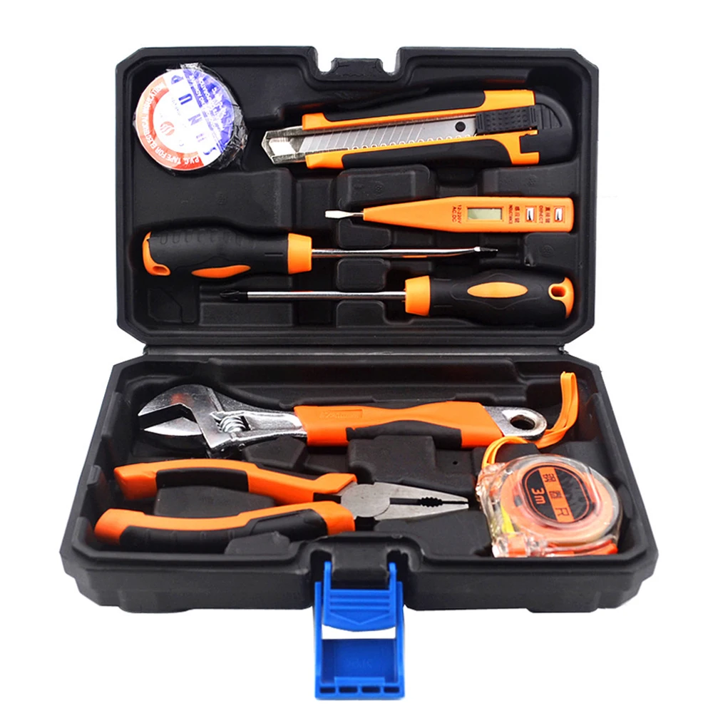 Crimping Pliers Hand tool kit universal home repair tool kit with plastic toolbox wrench screwdriver Utility knife
Crimping Pliers Hand tool kit universal home repair tool kit with plastic toolbox wrench screwdriver Utility knife