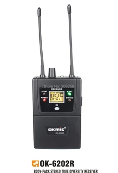 New OKMIC 6202R Single Receiver with earphone Wireless In Ear Monitor System Stereo True Diversity Receiver
New OKMIC 6202R Single Receiver with earphone Wireless In Ear Monitor System Stereo True Diversity Receiver