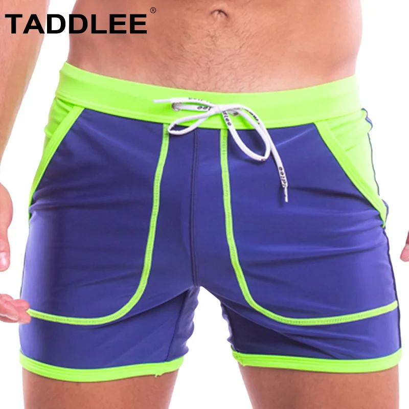 Taddlee Brand Sexy Men Swimwear Swimsuits Swim Boxer Trunks Board Surfing Briefs Gay Quick Drying Solid Color with Pocket Shorts
Taddlee Brand Sexy Men Swimwear Swimsuits Swim Boxer Trunks Board Surfing Briefs Gay Quick Drying Solid Color with Pocket Shorts