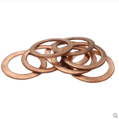 

10pcs 18mm x 14mm x 2mm Copper Crush Washers Seal Flat Ring Fastener Replacement