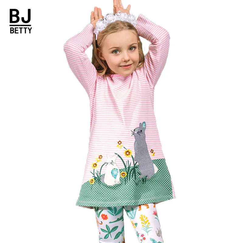 Baby Girls Dress Striped Princess Dress Children Clothes 2018 Brand Autumn Animal Applique Kids Dresses for Girls BBD025
Baby Girls Dress Striped Princess Dress Children Clothes 2018 Brand Autumn Animal Applique Kids Dresses for Girls BBD025