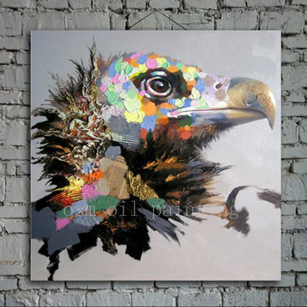 Wall Artwork Hand Painted Animal Picture Home Decor Handmade Modern Abstract Fine Art Eagle Palette Knife Oil Painting on Canvas
Wall Artwork Hand Painted Animal Picture Home Decor Handmade Modern Abstract Fine Art Eagle Palette Knife Oil Painting on Canvas