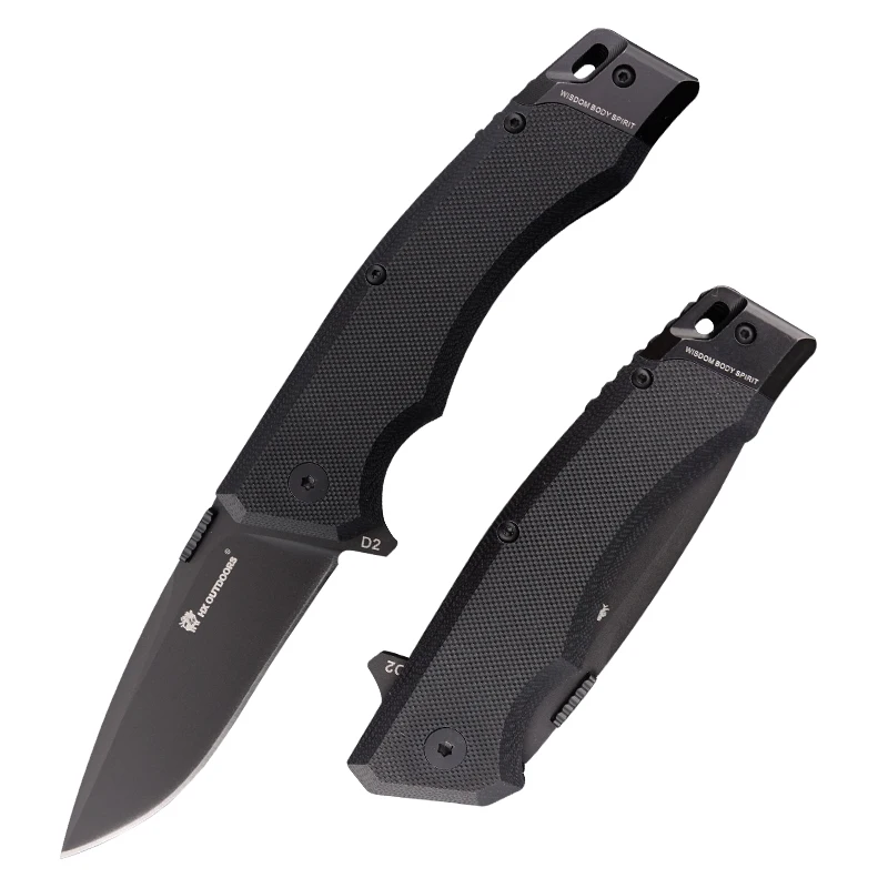 HX OUTDOORS D2 Folding Knife G10 Handle Hunting Survival flipper Tactical Knife Survival Knives Pocket Dropshipping
HX OUTDOORS D2 Folding Knife G10 Handle Hunting Survival flipper Tactical Knife Survival Knives Pocket Dropshipping