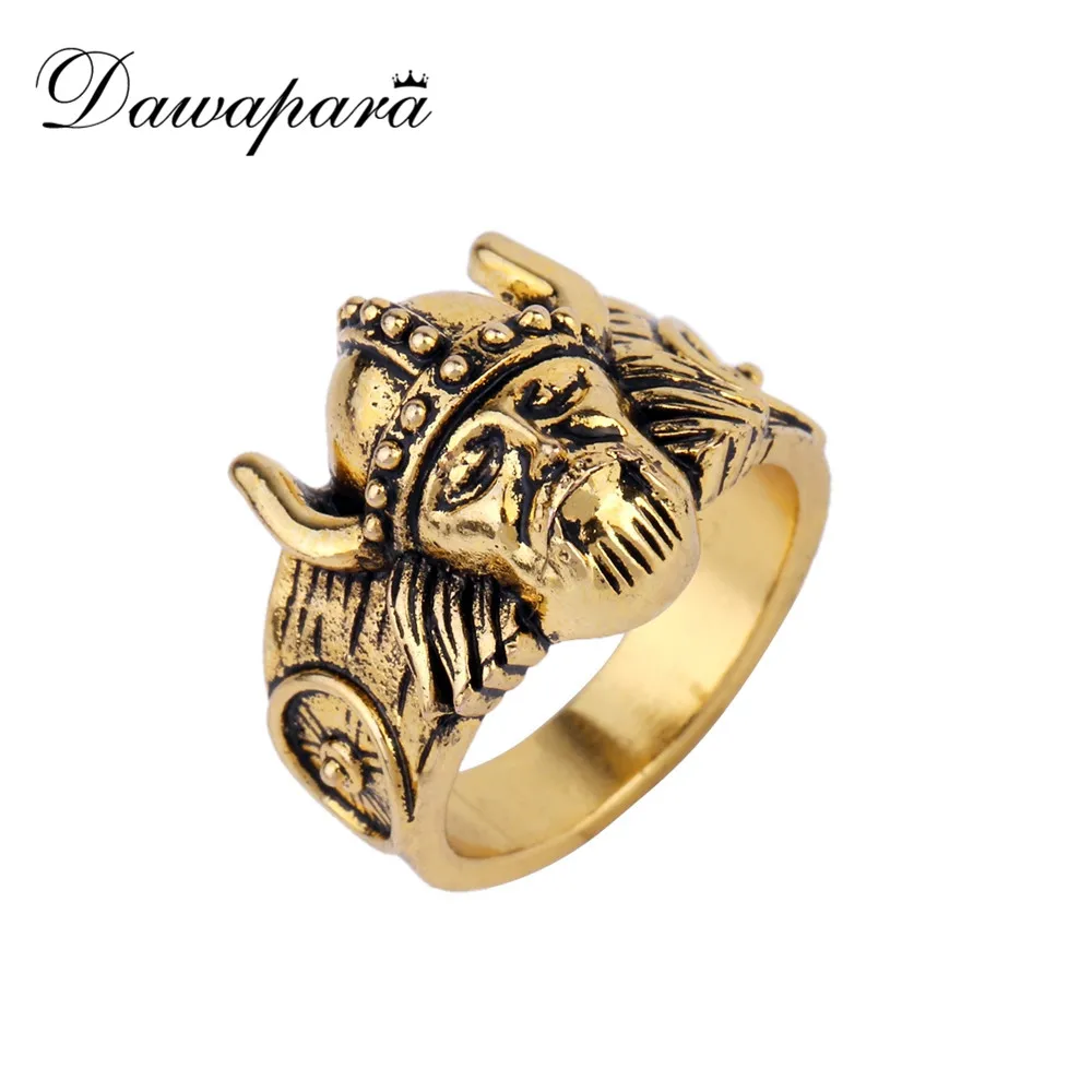 Dawapara Norse Viking Warrior Ring With Antique Gold Color Ring Fashion Jewelry Anel Classic Party Ring For Men
Dawapara Norse Viking Warrior Ring With Antique Gold Color Ring Fashion Jewelry Anel Classic Party Ring For Men