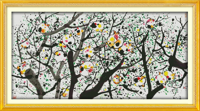 Pomegranate landscape cross stitch kit lanscape garden 14ct 11ct count printed stitching embroidery DIY handmade needlework
Pomegranate landscape cross stitch kit lanscape garden 14ct 11ct count printed stitching embroidery DIY handmade needlework