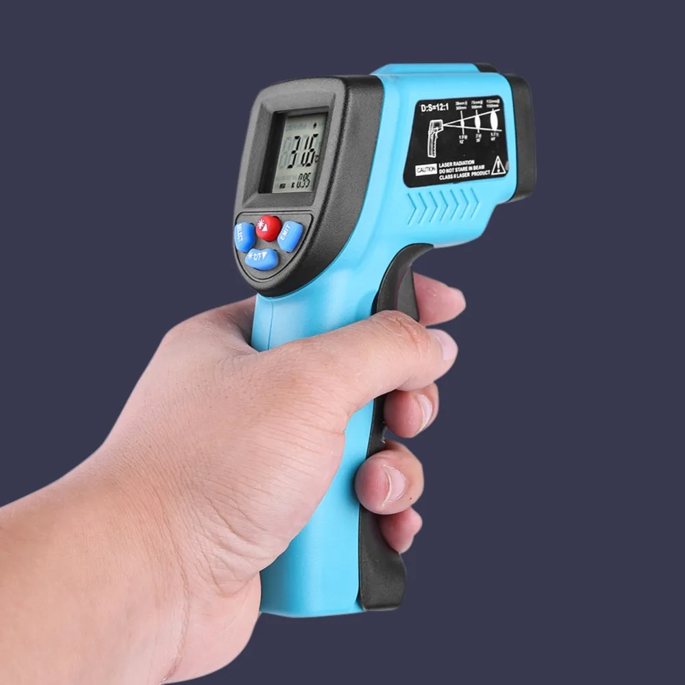 GM550 -50-550 Non-contact Digital Infrared Forehead Body Thermometer Gun Non-contact Temperature Measurement Device
GM550 -50-550 Non-contact Digital Infrared Forehead Body Thermometer Gun Non-contact Temperature Measurement Device