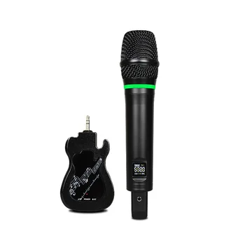 UHF with screen rechargeable Universal wireless microphone One drag a computer stereo Plug and Play handheld microphone
UHF with screen rechargeable Universal wireless microphone One drag a computer stereo Plug and Play handheld microphone