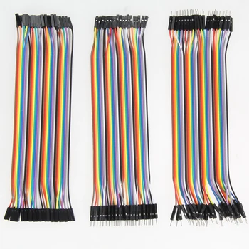 120pcs 20cm 2.54mm 1pin Jumper Wire DuPont Cable male to male + male to female and female to female Cable for Arduino
120pcs 20cm 2.54mm 1pin Jumper Wire DuPont Cable male to male + male to female and female to female Cable for Arduino
