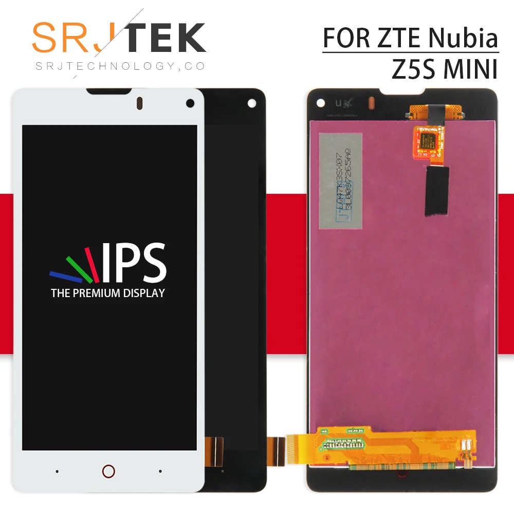 Srjtek 4.7" For ZTE Nubia Z5S Mini NX403A NX404H LCD Display Touch Screen Digitizer Sensor Assembly With Frame Black/White
Srjtek 4.7" For ZTE Nubia Z5S Mini NX403A NX404H LCD Display Touch Screen Digitizer Sensor Assembly With Frame Black/White