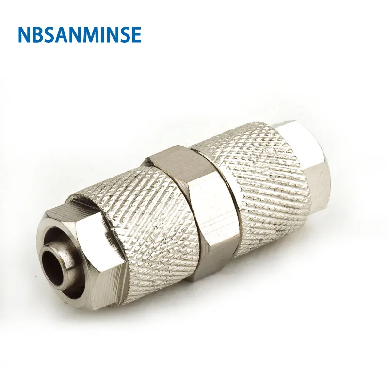 

NBSANMINSE 10Pcs/lot BU 04 06 08 10 12 Brass Straight push on fitting 0-10bar tube fitting Pneumatic air pressure Fitting