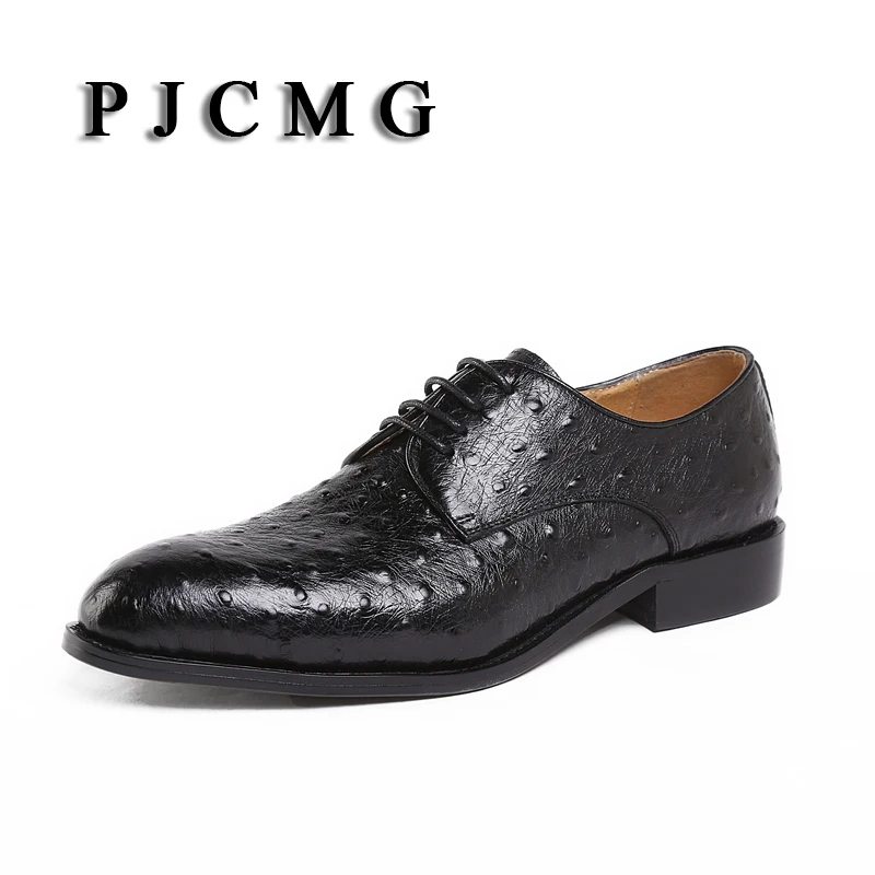 PJCMG Men's Spring/Autumn Men Fashion Business Formal Genuine Leather Lace-Up Pointed Toe Handmade Flat Patent Oxford Men Shoes
PJCMG Men's Spring/Autumn Men Fashion Business Formal Genuine Leather Lace-Up Pointed Toe Handmade Flat Patent Oxford Men Shoes