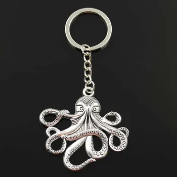 Fashion Octopus 59x57mm Pendant 30mm Key Ring Metal Chain Bronze Silver Color Men Car Gift Souvenirs Keychain Dropshipping
Fashion Octopus 59x57mm Pendant 30mm Key Ring Metal Chain Bronze Silver Color Men Car Gift Souvenirs Keychain Dropshipping