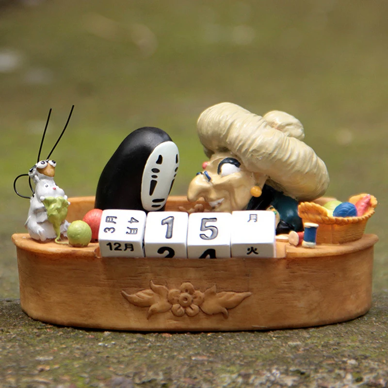 Studio Ghibli Miyazaki Hayao Spirited Away No Face & Yubaba Calendar PVC Action Figure Toy Model Toys Landscape Collection
Studio Ghibli Miyazaki Hayao Spirited Away No Face & Yubaba Calendar PVC Action Figure Toy Model Toys Landscape Collection