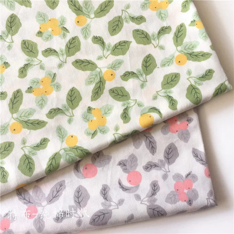 160x50cm Green Pink Berries Christmas Pastoral Twill Cotton Fabric Diy Printing girl's bedding clothes Cloth Decoration 160g/m
160x50cm Green Pink Berries Christmas Pastoral Twill Cotton Fabric Diy Printing girl's bedding clothes Cloth Decoration 160g/m