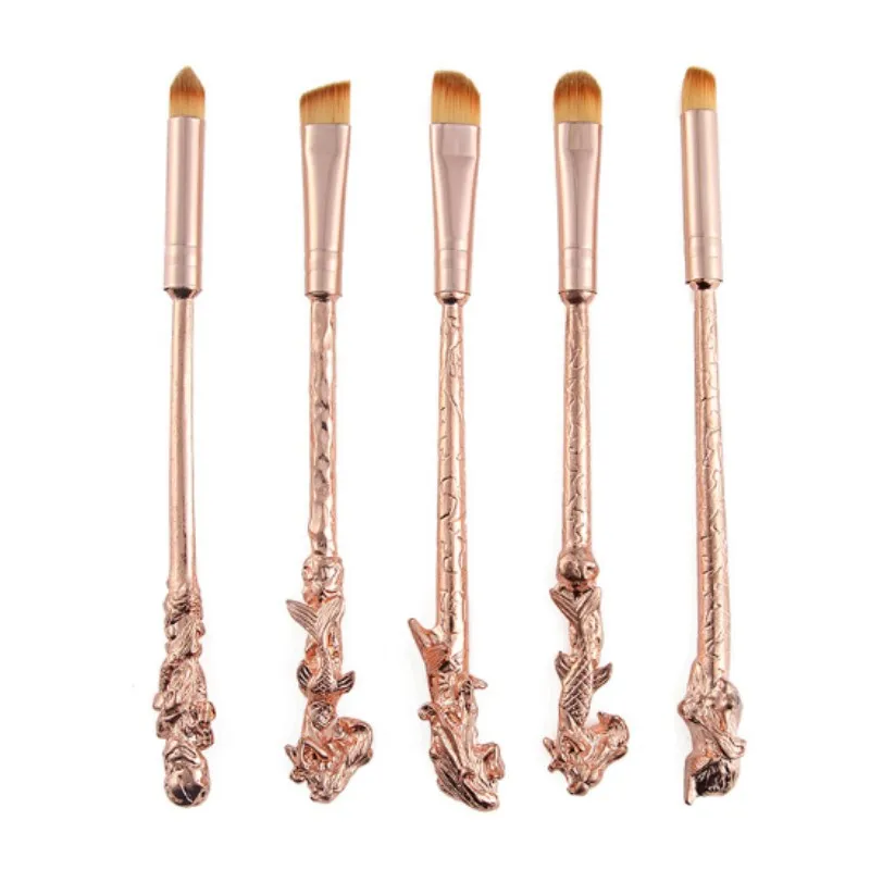 5Pcs/lot New Skin-friendly Portable Nylon Hair Metal Handle Mermaid Magic Scepter Makeup Brush Makeup Set Halloween Essential
5Pcs/lot New Skin-friendly Portable Nylon Hair Metal Handle Mermaid Magic Scepter Makeup Brush Makeup Set Halloween Essential