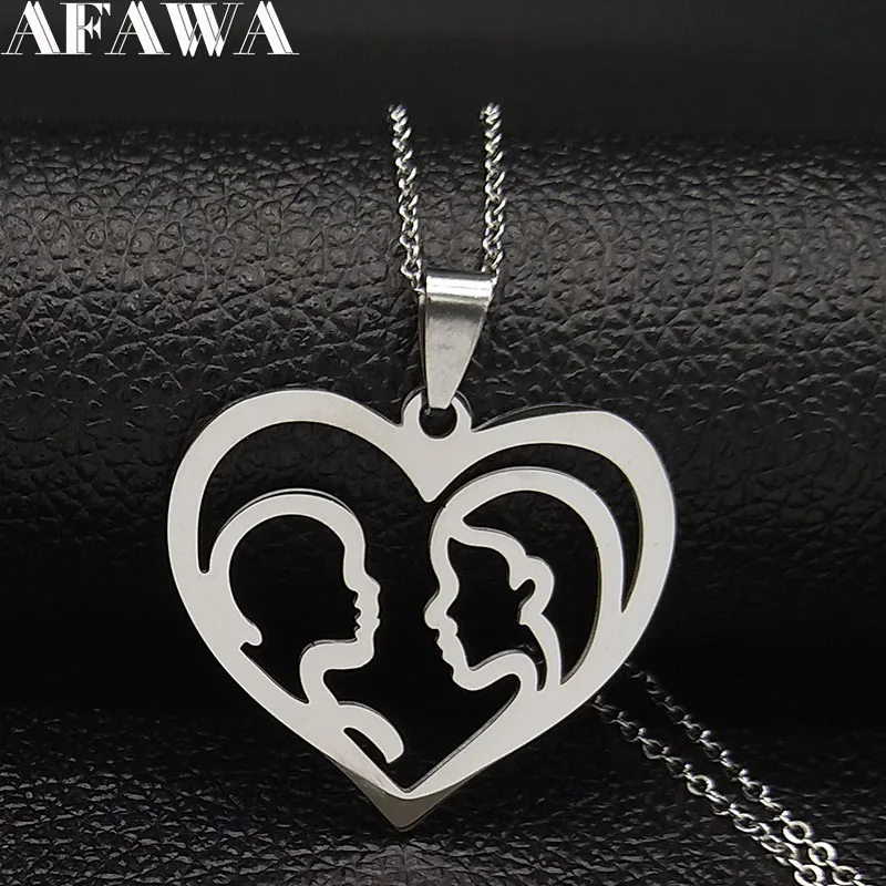 Kid Mama Stainless Steel Statement Necklace Mother Gift Silver Color Necklace Jewellery acero inoxidable joyeria mujer N18923
Kid Mama Stainless Steel Statement Necklace Mother Gift Silver Color Necklace Jewellery acero inoxidable joyeria mujer N18923