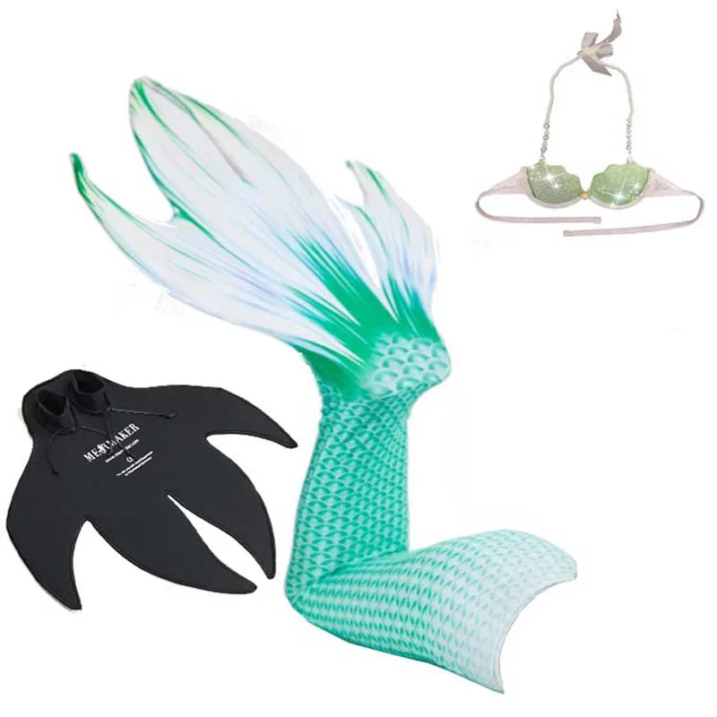 3pcs/Set Girls Swimsuit Swimming Mermaid Tail with Monofin Fin Swimmable Children Mermaid Tails Costume Kids Halloween Costumes
3pcs/Set Girls Swimsuit Swimming Mermaid Tail with Monofin Fin Swimmable Children Mermaid Tails Costume Kids Halloween Costumes