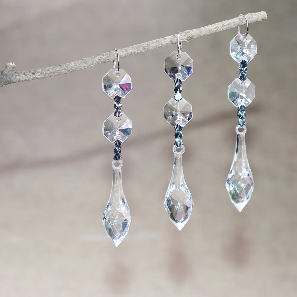 30pcs Clear Beads Feet Acrylic Crystal Hanging drop Garland Chandelier Bead Chains Rhinestone Glasses Wedding party Decoration
30pcs Clear Beads Feet Acrylic Crystal Hanging drop Garland Chandelier Bead Chains Rhinestone Glasses Wedding party Decoration