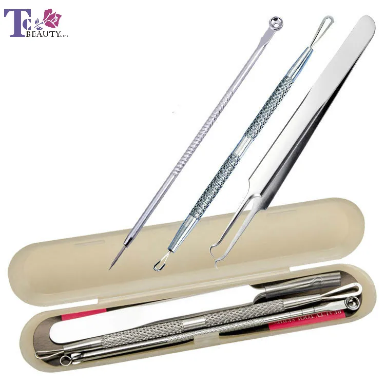 3pcs Blackhead Acne Comedone Pimple Skin Care Kit Extractor Remover Tool Needles Face Cleaning Pore Cleaner Squeezing Remover
3pcs Blackhead Acne Comedone Pimple Skin Care Kit Extractor Remover Tool Needles Face Cleaning Pore Cleaner Squeezing Remover