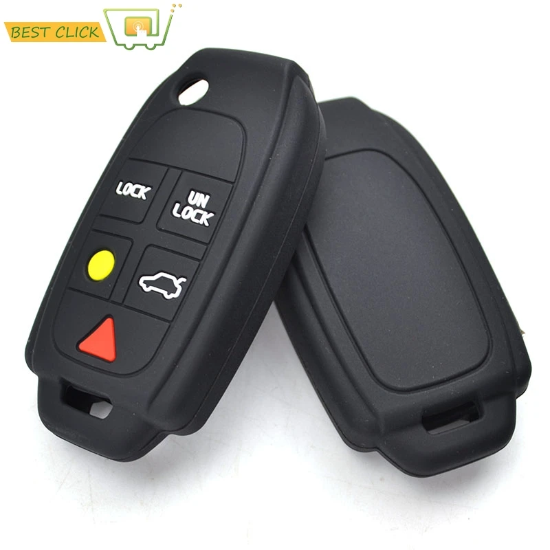 Silicone Car Key Case For Volvo XC90 S80 XC70 S60 V70 Cover Keyless Remote Fob Shell Skin Keyring Key Chain Holder Protector
Silicone Car Key Case For Volvo XC90 S80 XC70 S60 V70 Cover Keyless Remote Fob Shell Skin Keyring Key Chain Holder Protector