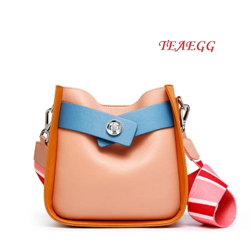 Real leather handbags new summer Korean version of the wild Messenger bag wide single shoulder color ladies bag
Real leather handbags new summer Korean version of the wild Messenger bag wide single shoulder color ladies bag