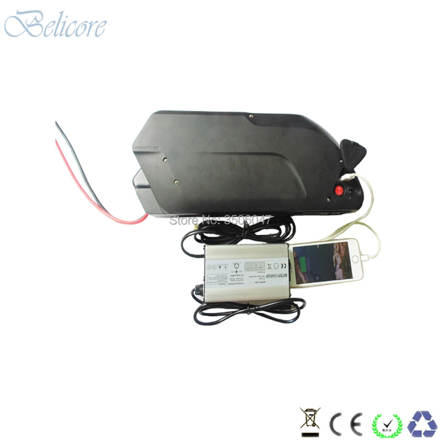 EU US no tax 14S 18650 30Q cells 51.8V 52V 12ah 1000W ebike frame battery pack with 30A BMS
EU US no tax 14S 18650 30Q cells 51.8V 52V 12ah 1000W ebike frame battery pack with 30A BMS