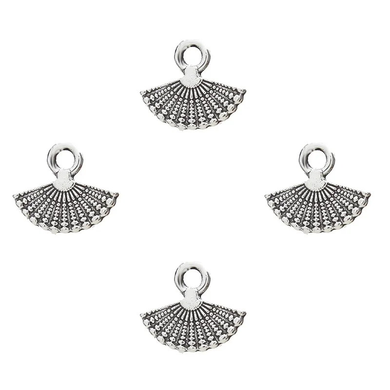 30pcs 14*12mm Antique Sliver Zinc Alloy Fan Charm Pedant For Bracelet & Necklace DIY Jewelry Handmaking Accessories
30pcs 14*12mm Antique Sliver Zinc Alloy Fan Charm Pedant For Bracelet & Necklace DIY Jewelry Handmaking Accessories