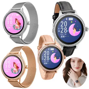 Round Screen Women Girls Bluetooth Smart Watch Sport Fitness Tracker Blood Pressure/Heart Rate/Sleep Monitor For Android iOS
Round Screen Women Girls Bluetooth Smart Watch Sport Fitness Tracker Blood Pressure/Heart Rate/Sleep Monitor For Android iOS