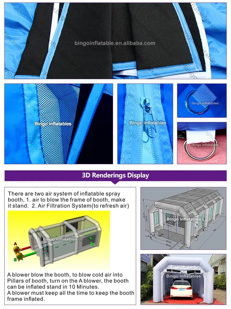 BG-T0148-Inflatable Portable Spray Booths_3