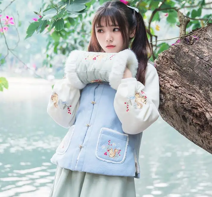 "Shou Chao" Chinese Hanfu Style Hand Warmers Winter Gloves Flowers Embroidery Thick Warm 7 Patterns
"Shou Chao" Chinese Hanfu Style Hand Warmers Winter Gloves Flowers Embroidery Thick Warm 7 Patterns