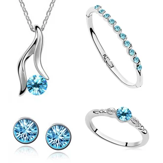 HOT SALE New 2014 jewelry sets silver Plated jewelry necklaces & pendants Stud Earrings Ring Bracelet Bangles For Women
HOT SALE New 2014 jewelry sets silver Plated jewelry necklaces & pendants Stud Earrings Ring Bracelet Bangles For Women