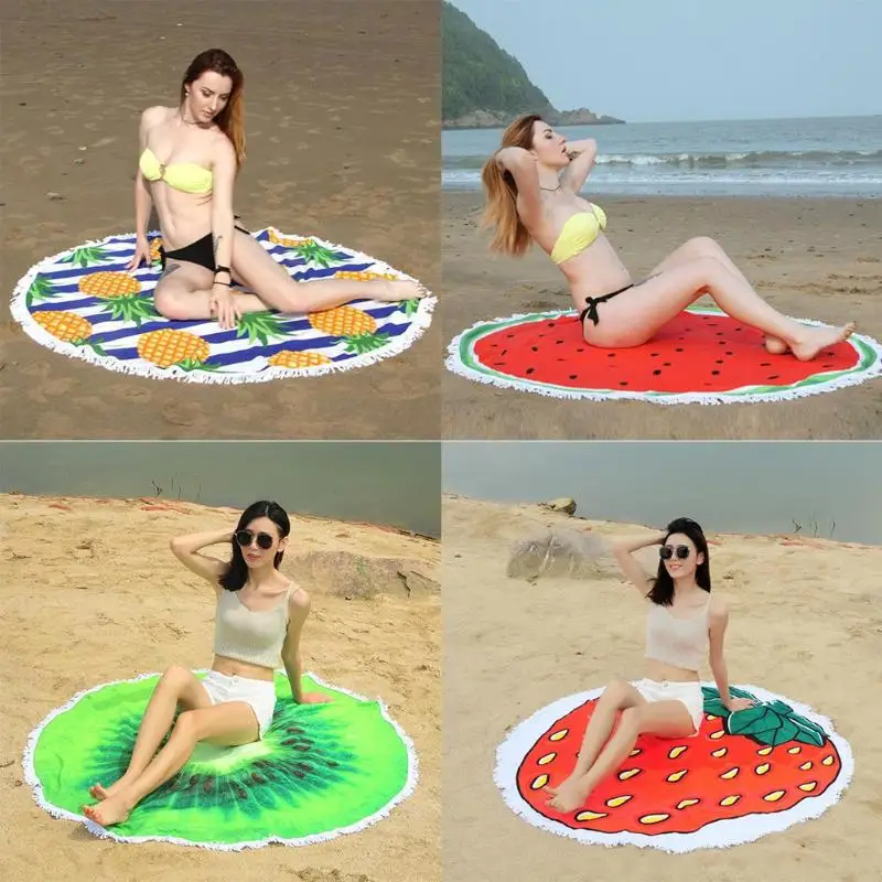 2019 Newest Style Digital Floral Print Beach Picnic Towel Round Fruit Pattern Fringe Seating Cushion Blanket Mat Dropshipping
2019 Newest Style Digital Floral Print Beach Picnic Towel Round Fruit Pattern Fringe Seating Cushion Blanket Mat Dropshipping
