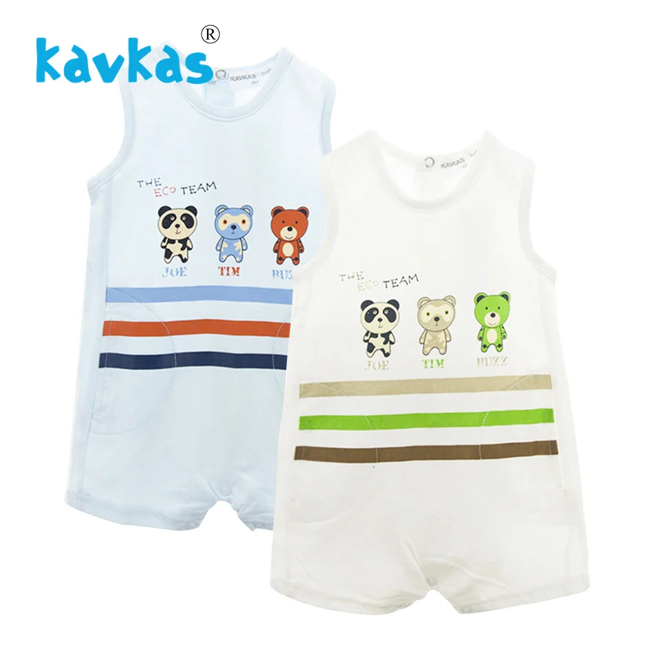Kavkas Newborn Baby Rompers Summer Cotton Sleeveless Printed Cartoon 6m 12m 18m 24m Boy Girl Clothing Ropa Bebes
Kavkas Newborn Baby Rompers Summer Cotton Sleeveless Printed Cartoon 6m 12m 18m 24m Boy Girl Clothing Ropa Bebes