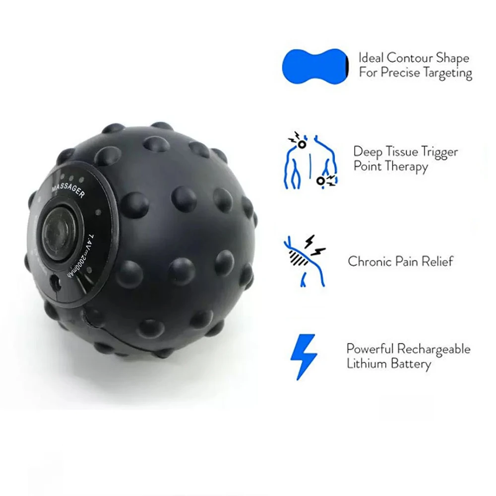 Vibrating Massage Ball Electric Massage Roller Fitness Ball Relieve Trigger Point Training Fascia Ball Local Muscle Relaxation
Vibrating Massage Ball Electric Massage Roller Fitness Ball Relieve Trigger Point Training Fascia Ball Local Muscle Relaxation