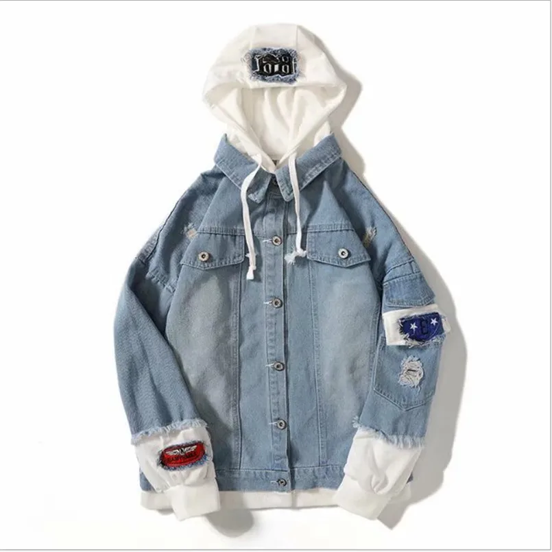 Oversize Denim Jeans Jacket Men 2018 Spring Winter Mens Hooded Jackets Jeans Plus Size 3XL Hip Pop Jeans Jacket Male Streetwear
Oversize Denim Jeans Jacket Men 2018 Spring Winter Mens Hooded Jackets Jeans Plus Size 3XL Hip Pop Jeans Jacket Male Streetwear