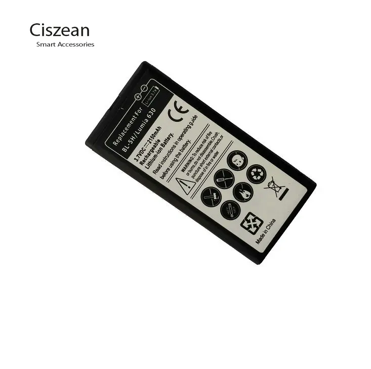 5pcs/lot 2150mAh High Capacity BL-5H Rechargeable Li-ion Cell Phone Battery For Nokia Lumia 630 636 638 635
5pcs/lot 2150mAh High Capacity BL-5H Rechargeable Li-ion Cell Phone Battery For Nokia Lumia 630 636 638 635