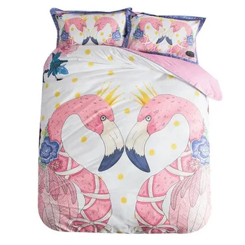 Flamingo Dragon Heart Love Bedding Set Twin Queen King Size Duvet Covers Pillowcase Bed Sheets Valentine's Day Home Textiles
Flamingo Dragon Heart Love Bedding Set Twin Queen King Size Duvet Covers Pillowcase Bed Sheets Valentine's Day Home Textiles