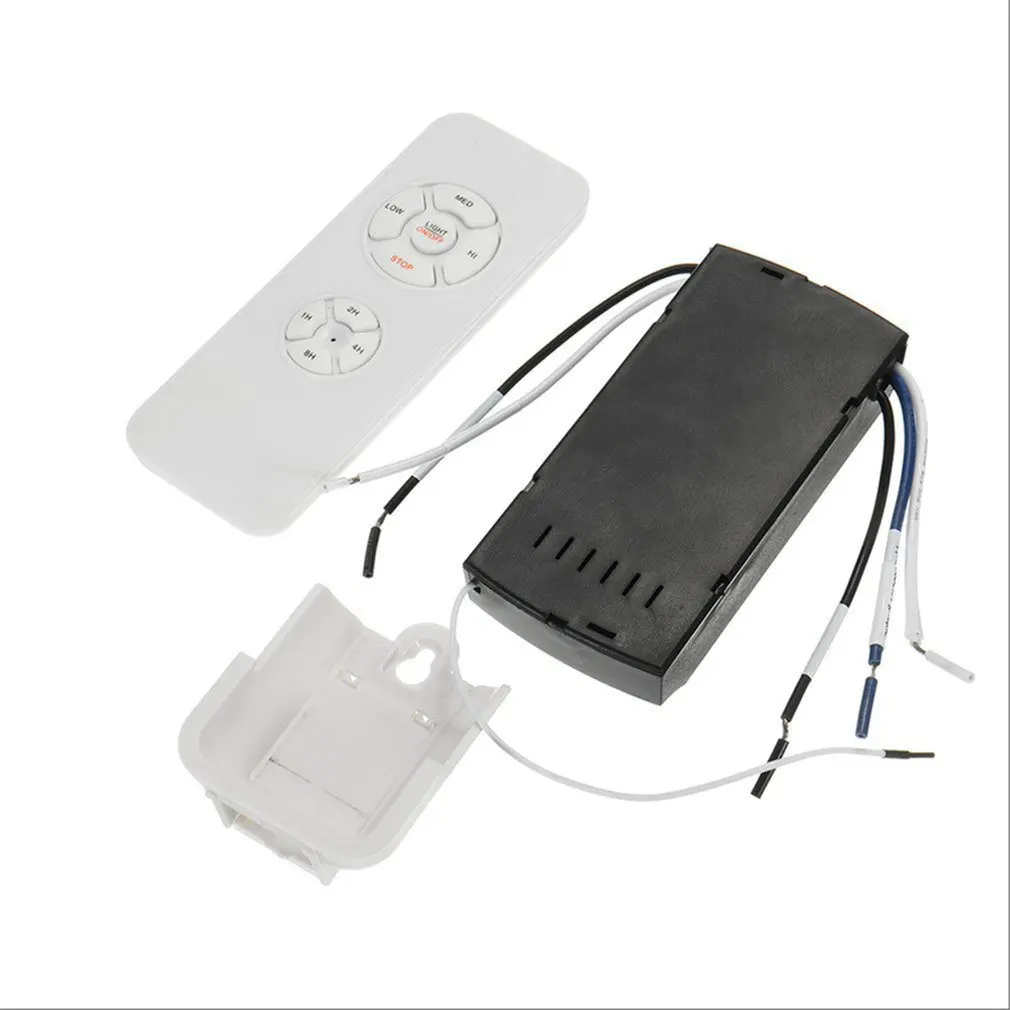 Universal Ceiling Fan Lamp Remote Control Kit 110-240V Timing Wireless Control Switch Adjusted Wind Speed Transmitter Receiver
Universal Ceiling Fan Lamp Remote Control Kit 110-240V Timing Wireless Control Switch Adjusted Wind Speed Transmitter Receiver