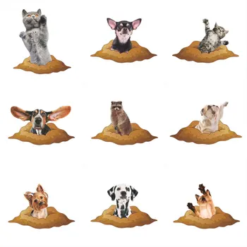 Funny Cats Dogs 3D Vivid View Wall Sticker For Toilet Bathroom Decorations Animals PVC Home Car Decor Mural Wall Art Poster
Funny Cats Dogs 3D Vivid View Wall Sticker For Toilet Bathroom Decorations Animals PVC Home Car Decor Mural Wall Art Poster