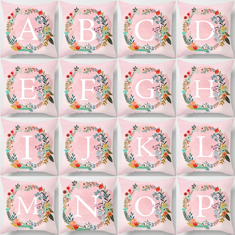 Double Sides Print 45x45cm Kids Room Decoration Letter Pillow Pink English Alphabet Cushion Cover for Sofa Decoration Pillowcase
Double Sides Print 45x45cm Kids Room Decoration Letter Pillow Pink English Alphabet Cushion Cover for Sofa Decoration Pillowcase