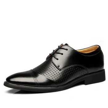 Oxfords Shoes For Men Shoes Breathable Leather Men Dress Shoes Pointed Toe Lace Up
Oxfords Shoes For Men Shoes Breathable Leather Men Dress Shoes Pointed Toe Lace Up