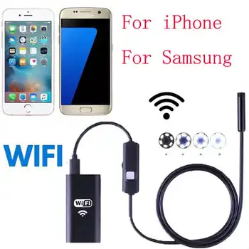 Wireless HD 720P 8.0MM 1.5/3M Waterproof Smart Snake WIFI Camera Inspection Borescope Endoscope For iPhone Futural Digital JUN8
Wireless HD 720P 8.0MM 1.5/3M Waterproof Smart Snake WIFI Camera Inspection Borescope Endoscope For iPhone Futural Digital JUN8