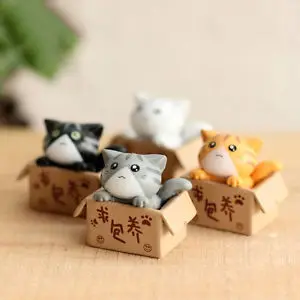 4Pcs DIY Doll House Decoration Cute Cat Miniatures Mini Figures Fairy Garden Decoration Animal Models Pet Toys
4Pcs DIY Doll House Decoration Cute Cat Miniatures Mini Figures Fairy Garden Decoration Animal Models Pet Toys