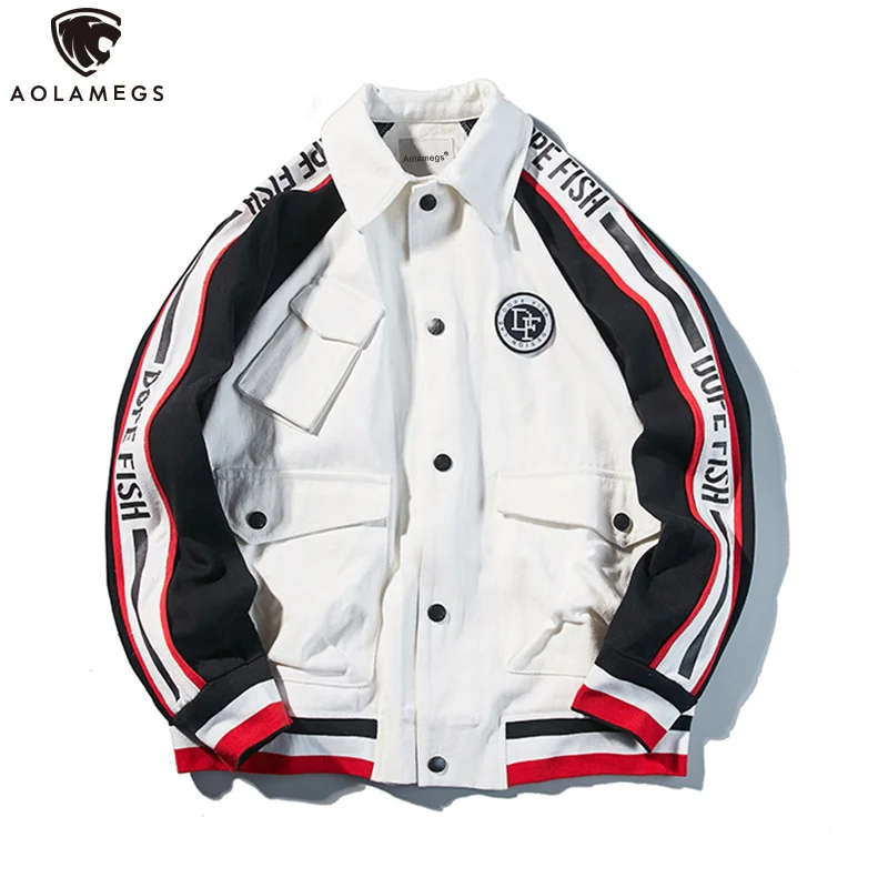 Aolamegs Men Jacket Patchwork Color Windbreaker Outwear Turn-down Youth Harajuku Cargo Style Windproof Jackets Hip Hop Coat
Aolamegs Men Jacket Patchwork Color Windbreaker Outwear Turn-down Youth Harajuku Cargo Style Windproof Jackets Hip Hop Coat