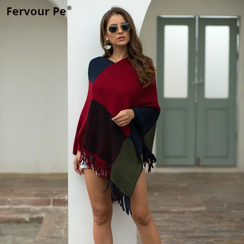 2019 New Autumn winter Women Capes sweaters Shawl Cloak Tassels and Coloured Knitted Swing Ponchos MY19037
2019 New Autumn winter Women Capes sweaters Shawl Cloak Tassels and Coloured Knitted Swing Ponchos MY19037