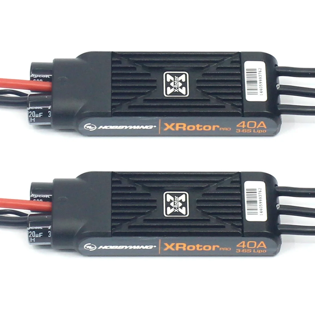 

New 2pcs Hobbywing XRotor Pro 40A ESC No BEC 3S-6S Lipo Brushless ESC DEO for RC Drone Multi-Axle Copter F19256/7