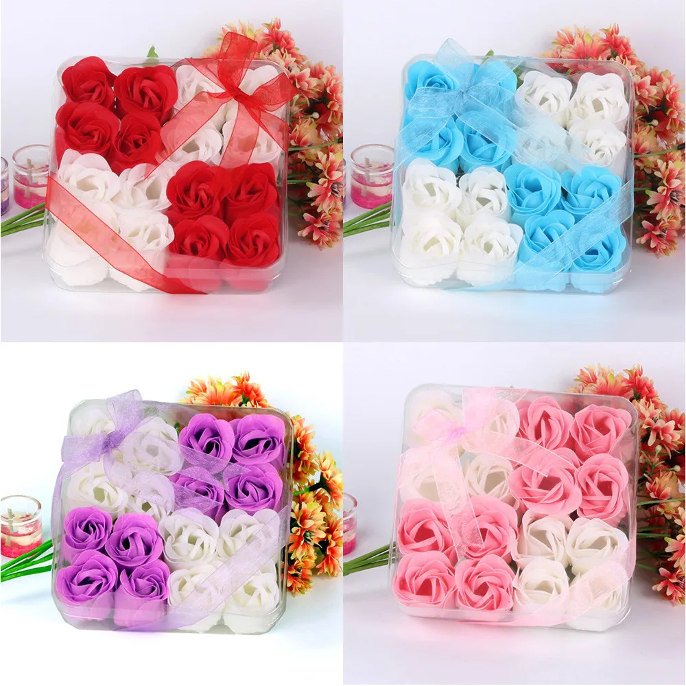 16pcs/Box Creative Rose Flower Scented Soap Bath Body Petal Perfumed Soaps Valentine Day Wedding Decoration Gift Best
16pcs/Box Creative Rose Flower Scented Soap Bath Body Petal Perfumed Soaps Valentine Day Wedding Decoration Gift Best