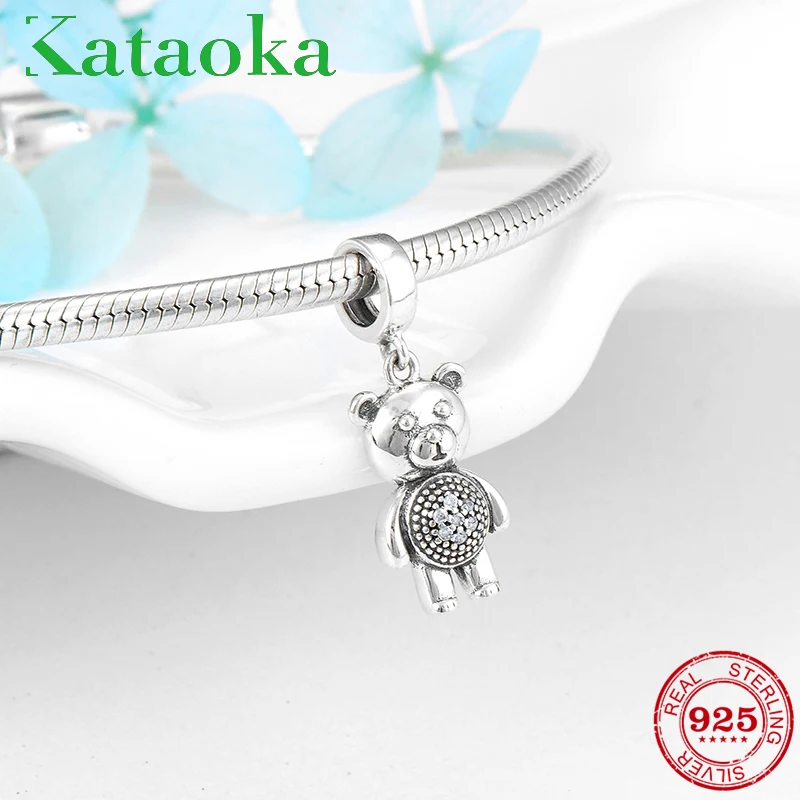 Real 925 Sterling Silver clever baby bear zircon Charms for Jewelry Making Fit original pandora charms Bracelet
Real 925 Sterling Silver clever baby bear zircon Charms for Jewelry Making Fit original pandora charms Bracelet