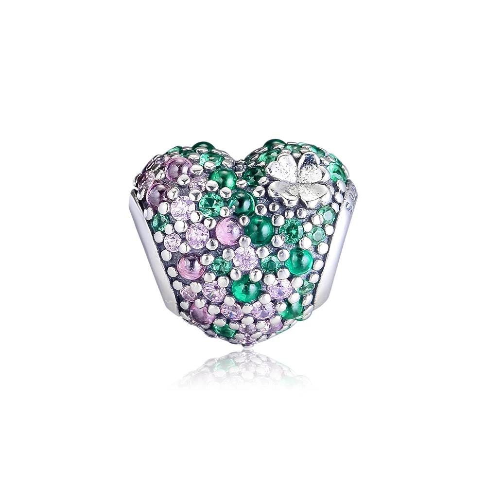 QANDOCCI 925 Sterling Silver Original Gleaming Lucky Four-Leaf Clover Heart Charm For Women Charm Bead DIY Jewelry 2019 Spring
QANDOCCI 925 Sterling Silver Original Gleaming Lucky Four-Leaf Clover Heart Charm For Women Charm Bead DIY Jewelry 2019 Spring