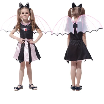 Carnaval Costumes For Kids Fancy Masquerade Party Bat Girls Dress Halloween Costume Baby Girl Clothing Lovely Dresses DN2411
Carnaval Costumes For Kids Fancy Masquerade Party Bat Girls Dress Halloween Costume Baby Girl Clothing Lovely Dresses DN2411